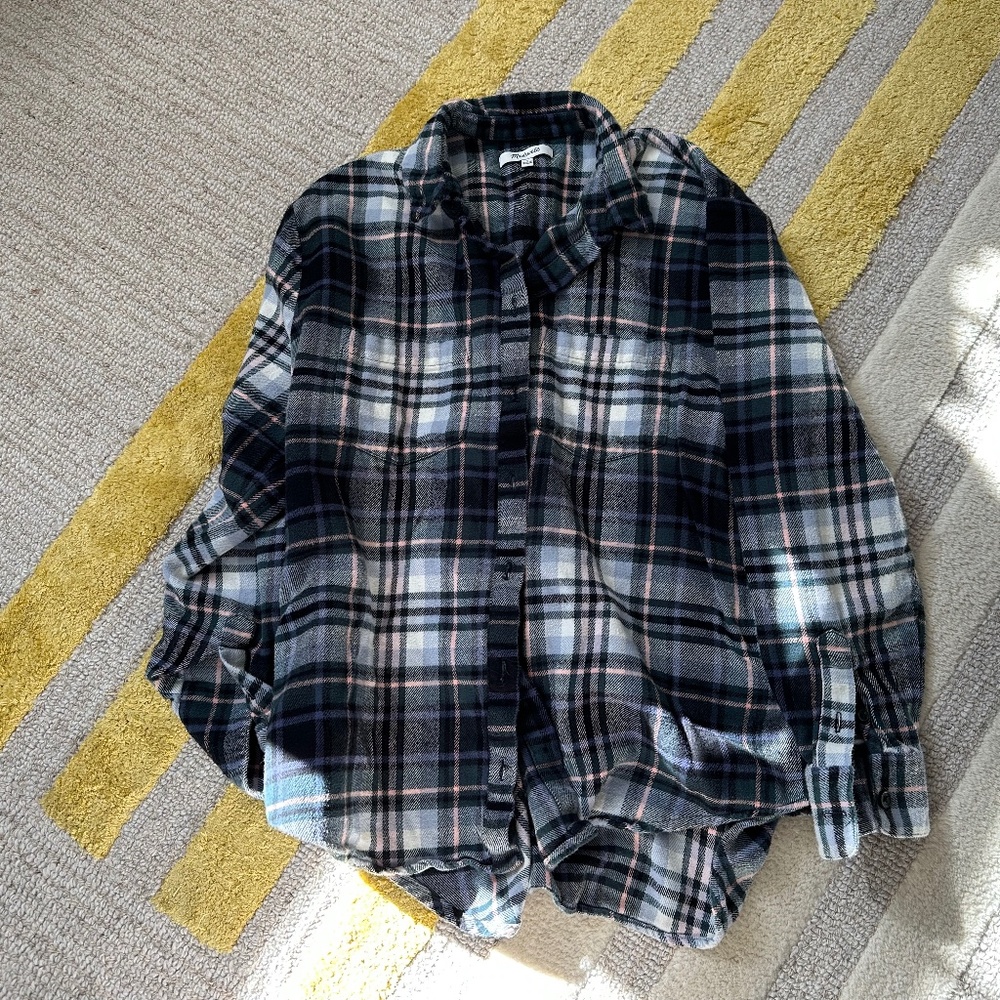 Madewell Flannel Sunday Shirt in Cronston Plaid